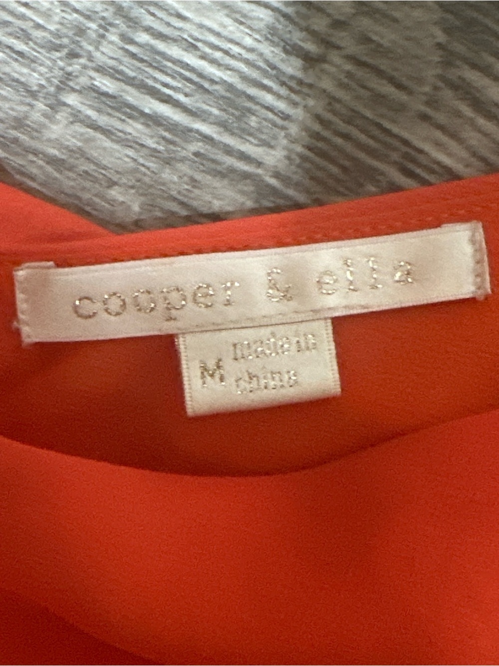 cooper & ella Orange Cold-Shoulder Spaghetti Strap Mini Dress - Picture 5 of 7